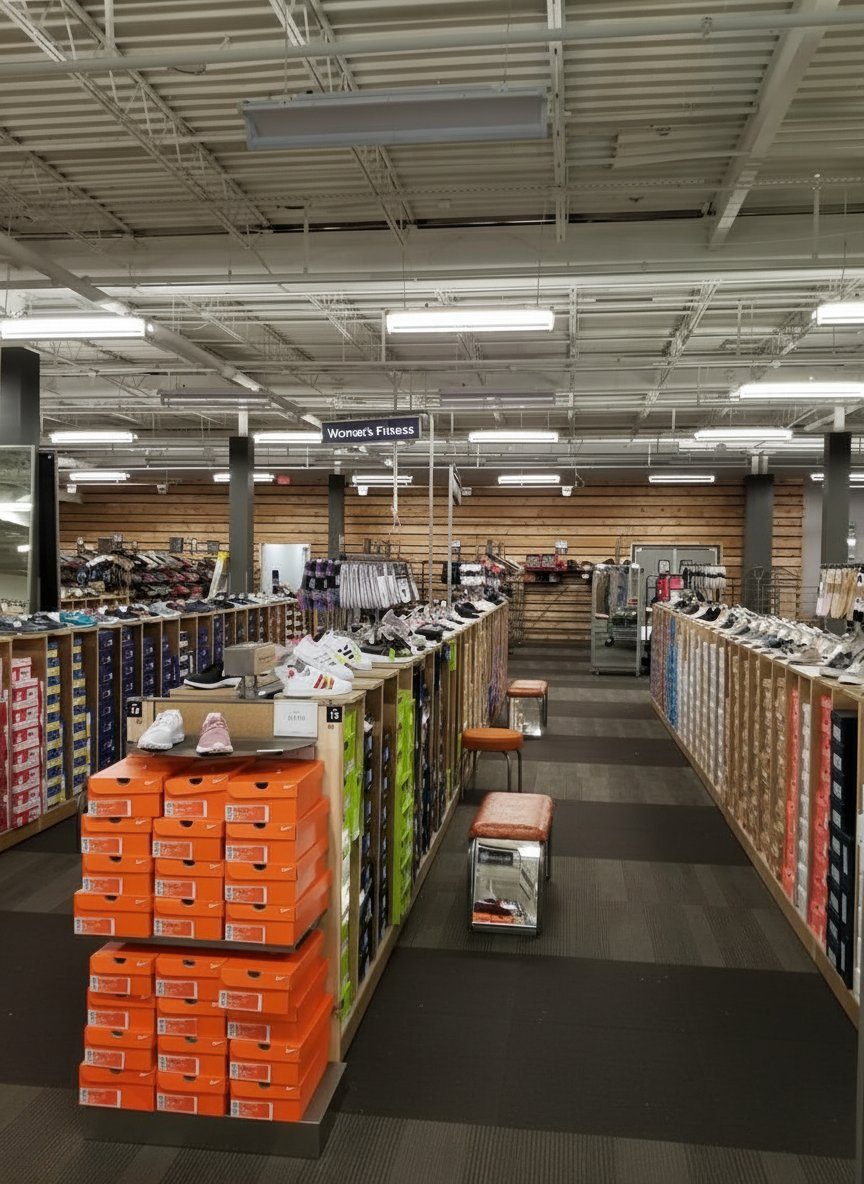 DSW interior detail, Hyattsville, MD